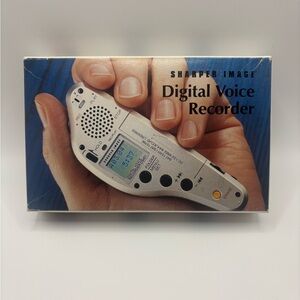 Sharper Image Gray Digital Voice Recorder